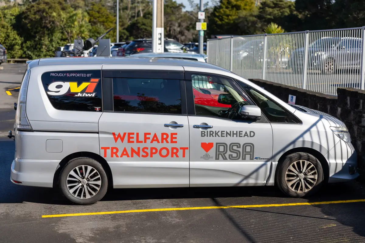 The Birkenhead RSA welfare transport van